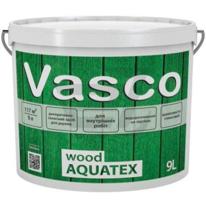 купити Антисептик Vasco antiseptik AQUATEX (Васко Вуд АКВАТЕКС) 9 л морилка для дерева