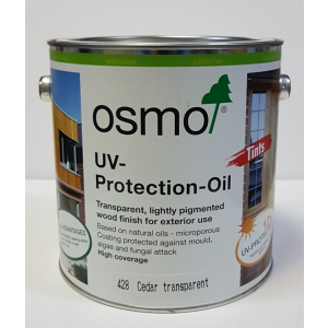 Захисне масло з УФ - фільтром OSMO UV - SCHUTZ - ÖL 428 - (кедр) 0.125 л.