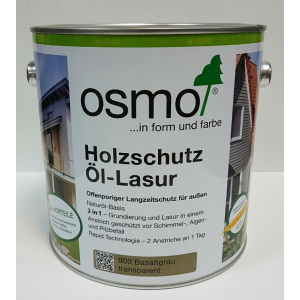 Защитное масло – лазурь OSMO HOLZSCHUTZ ÖL-LASUR 903 (серый базальт) 2.5 л. рейтинг