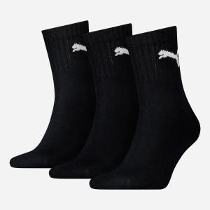 Набір шкарпеток Puma Unisex Short Crew Socks (3 Pack) 90611002 35/38 3 пари Black (8713537871143) в Хмельницькому