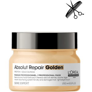 Професійна маска L'Oreal Professional Serie Expert Absolute Repair Gold для інтенсивного відновлення пошкодженого волосся без обтяження 250 мл (3474636975327) ТОП в Хмельницькому