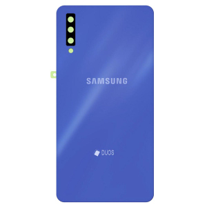 Задняя крышка для Samsung A750 (A7 2018) Blue, GH82-18103B Service Original лучшая модель в Хмельницком