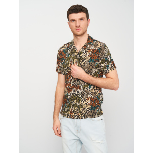 Рубашка Pull & Bear 5470/941/505 S Комбинированная (05470941505028) ТОП в Хмельницком