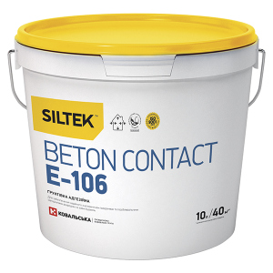 Грунтовка адгезионная Siltek E-106 Beton Contact 10л ТОП в Хмельницком