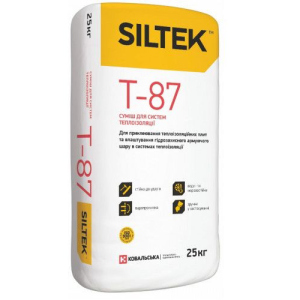 Суміш для систем теплоізоляції Siltek T-87 25кг в Хмельницькому