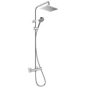 Душова система Hansgrohe Vernis Shape Showerpipe 230 1jet з термостатом, Chrome (26286000) краща модель в Хмельницькому