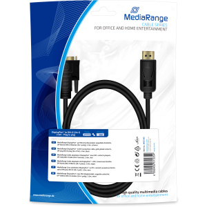 Кабель MediaRange DisplayPort to DVI-D 2 м (MRCS199) в Хмельницькому