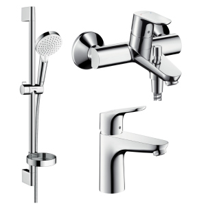 Набір змішувачів HANSGROHE Focus 1092019 (31607000+31940000+26553400) ТОП в Хмельницькому