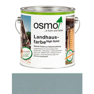 купить Защитное цветное не прозрачное масло Osmo Landhausfarbe 0,125 L Серый туман 2742 (os_59)