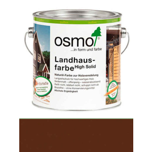 Защитное цветное не прозрачное масло Osmo Landhausfarbe 0,125 L Темно-коричневая 2607 (os_54)