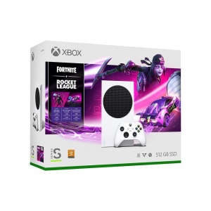 Стаціонарна ігрова приставка Microsoft Xbox Series S 512 GB + Fortnite + Rocket League Bundle (RRS-00034) ТОП в Хмельницькому