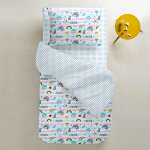 купить Пододеяльник Cosas Unicorn Rainbow-Dots 110х140 (4822052045787)