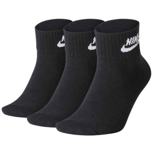 Набір шкарпеток Nike U Nk NSW Evry Essential Ankle 3Pr SK0110-010 S (34–38) 3 пари Чорний (193145890510) в Хмельницькому