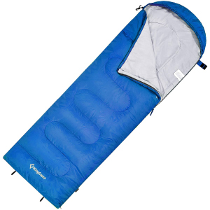 Спальний мішок KingCamp Oasis 250XL Left Blue (KS3222_BLUE_L) краща модель в Хмельницькому