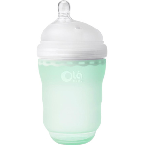 Детская силиконовая антиколиковая бутылочка Olababy GentleBottle Mint Бирюзовый 240 мл (80820) в Хмельницком