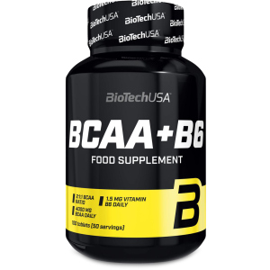 Амінокислоти Biotech BCAA+b6 100 таблеток ТОП в Хмельницькому