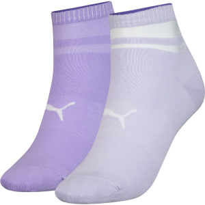 Набор носков Puma Short Sock Structure 2p Women 103002001-012 35-38 р 2 пары Фиолетовый (8718824798950) ТОП в Хмельницком