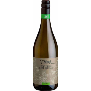 Вино Vinuva Pinot Grigio Terre Siciliane IGT Sicilia Organic белое сухое 0.75 л 11.5% (8003625071006) надежный