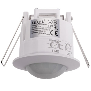 Датчик руху LUXEL 0.5W IP20 (MS-04W) краща модель в Хмельницькому