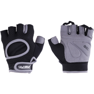 Рукавички LiveUP Men Fitness Gloves M Чорний/Сірий (LSU1580M-BGM) ТОП в Хмельницькому