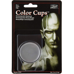 Кремовый грим Mehron Color Cups Silver 12 г (CCC-S) (764294502090) лучшая модель в Хмельницком