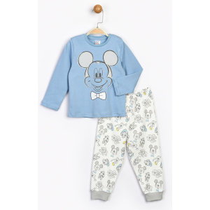 Пижама (футболка с длинным рукавом + штаны) Disney Mickey Mouse MC16191 92 см Голубая (8691109860774) в Хмельницком