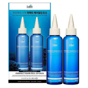 Набор филлеров для волос с эффектом ламинирования La'dor Perfect Hair Fill-Up Duo 100 мл+100 мл (8809500817987) лучшая модель в Хмельницком