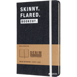 Нотатник Moleskine Denim 13 х 21 см 240 сторінок у лінійку Skinny (8058341710753) краща модель в Хмельницькому