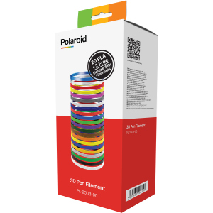 Набір нитки Polaroid 1.75 мм PLA для ручки 3D 22 кольори (PL-2503-00) ТОП в Хмельницькому