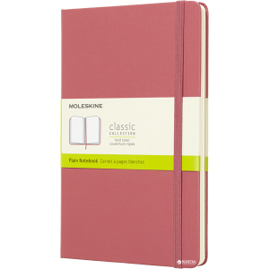 купить Записная книга Moleskine Classic 13 х 21 см 240 страниц без линовки Пастельно-розовый (8058341715413)