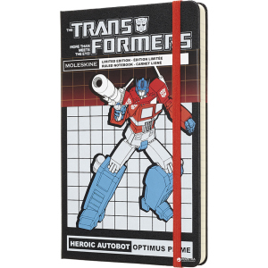 Нотатник Moleskine Transformers 13 х 21 см 240 сторінок в лінійку Оптимус Прайм (8058341715222)