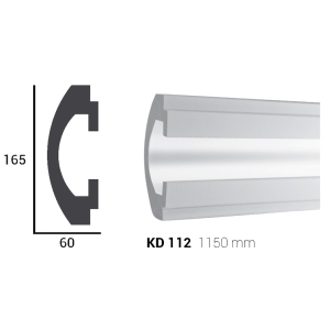 Карниз для прихованого освітлення Tesori KD112 115см надійний