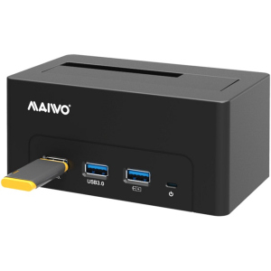 Док-станція Maiwo для HDD 2.5"/3.5" SATA/SSD + 3хUSB 3.0 (K308H) в Хмельницькому