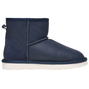 Угги UGG Classic Mini Leather Navy W 117011 38 Темно-синие в Хмельницком