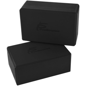 Блок для йоги ProSource Foam Yoga Blocks 2 шт Черный (ps-2403-blocks-black) (810244020593) в Хмельницком