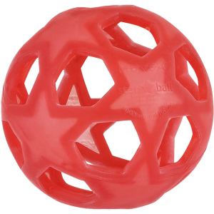 Прорізувач Hevea Star Ball із натурального каучуку Червоний (5710087080325) краща модель в Хмельницькому