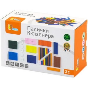 купить Набор для счета Viga Toys Деревянные палочки Кюизенера 116 шт (51765)