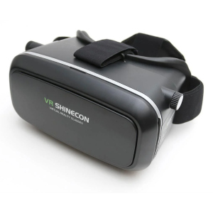 Окуляри віртуальної реальності Shinecon VR Box 3D 2.0 для телефону на Android та iOS з пультом 96 х 137 х 190 мм Чорні