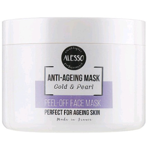 купити Альгінатна маска для обличчя Alesso Анти-Ейдж Gold &amp; Pearl омолоджуюча 200 г (3273629214432)