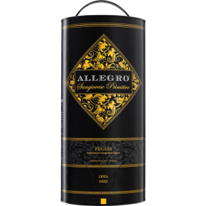 Вино Mare Magnum Allegro Sangiovese-Primitivo BAG IN TIN красное сухое 3 л 14.0% (8032610310820) лучшая модель в Хмельницком