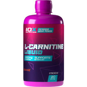 Жироспалювач 10X Nutrition L-Carnitine рідкий 500 мл Полуниця (525272730771)