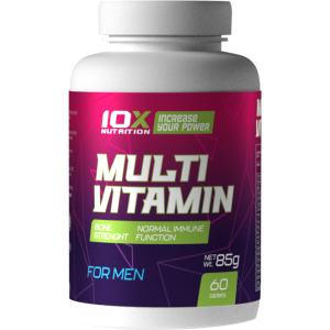 Комплекс вітамінів для чоловіків 10X Nutrition Multivitamin for Men 60 таблеток (525272730948) ТОП в Хмельницькому