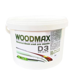 Вологостійкий клей для дерева D3 Himdecor WOODMAX 3 кг в Хмельницком