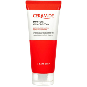 Пенка для умывания FarmStay Ceramide Moisture Cleansing Foam с керамидами 180 мл (8809480772856) лучшая модель в Хмельницком