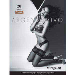 Панчохи Argentovivo Mirage 20 Den 3/4 р Cognac (8051403068496) краща модель в Хмельницькому