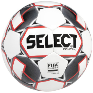 Мяч футбольный Select Contra FIFA (014) №4 White-Red (5703543200702) лучшая модель в Хмельницком