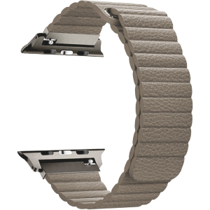 Ремінець Promate Lavish-38 для Apple Watch 38-40 мм 1/2/3/4/5/6/SE Beige (lavish-38.beige) ТОП в Хмельницькому