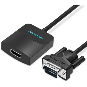 Переходник Vention VGA-HDMI, 0.2 м со звуком и питанием (ACNBB) (43387992) в Хмельницком