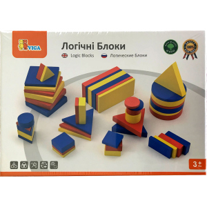 Навчальний набір Viga Toys Логічні блоки Дьєнеша (56164U) в Хмельницькому