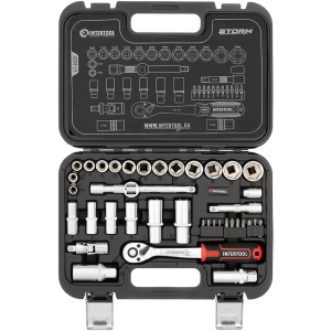 Набір інструментів Intertool Cr-V Storm 3/8" 39 предметів (ET-8039) ТОП в Хмельницькому
